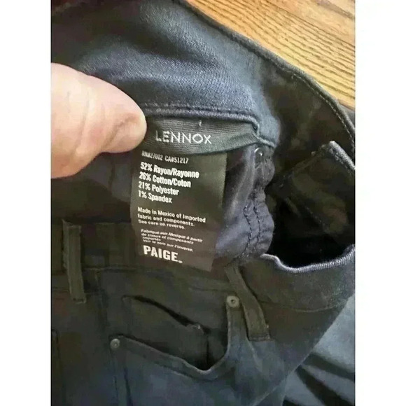 Paige Lennox Slim Fit Jeans 38x34 NWOT - Picture 5 of 5